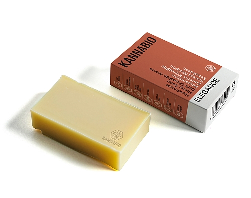 ELEGANCE Χειροποίητο Σαπούνι με άρωμα μαύρης σοκολάτας (105g)