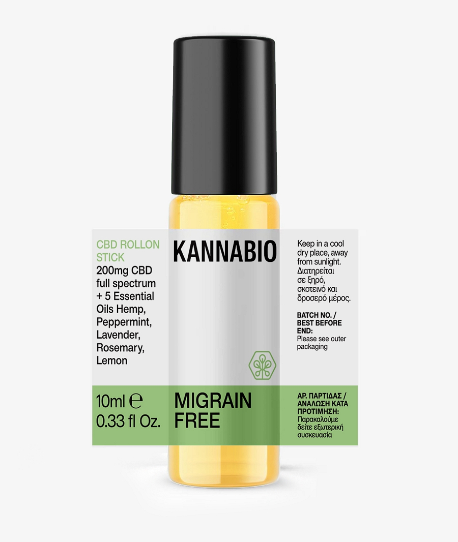MIGRAINFREE ROLLON STICK (CBD 200mg/ 10ml)